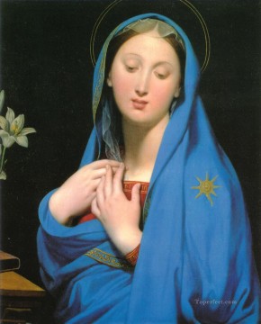 Virgin of the Adoption Neoclassical Jean Auguste Dominique Ingres Oil Paintings